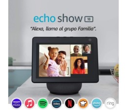 Echo Show 10 (3ª Gen) Pantalla Inteligente HD con movimiento - Antracita