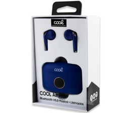 Auriculares Bluetooth TWS Cool Dual Pod Earbuds LCD Air Pro - Azul
