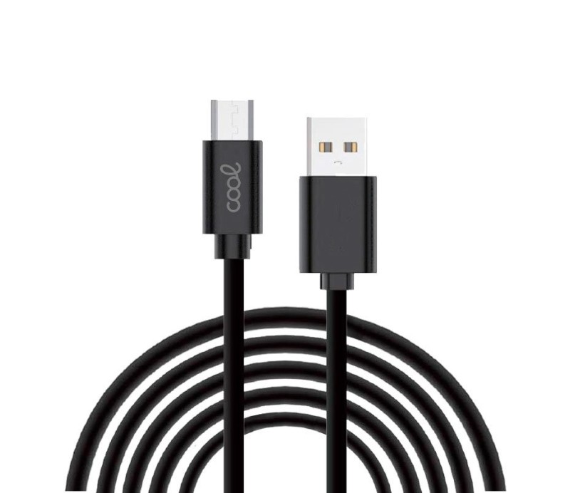 Cable Cool Usb Compatible Universal 2.4A (Micro-Usb) 3m - Negro