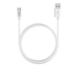 Cable COOL USB-A Compatible Tipo C (3m) Blanco 2.4A