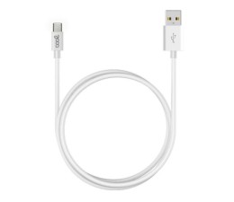 Cable USB Compatible COOL Universal Tipo C (3m) Blanco 2.4A