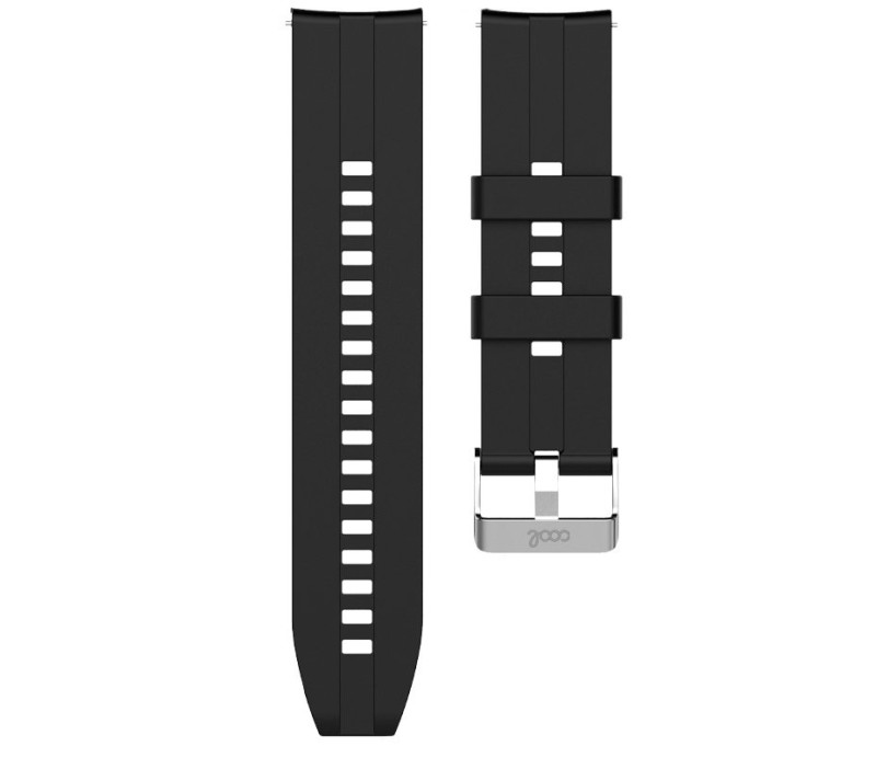 Correa Cool Universal 20mm para Amazfit Bip / GTS / Bip Lite / Huawei / Samsung / COOL Oslo Goma Negro