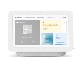 Altavoz Inteligente con pantalla Google Nest Hub 2ª Gen 7" - Blanco Tiza