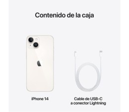 Smartphone Apple iPhone 14 128GB - Blanco Starlight
