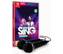 Juego Switch Let's Sing 2023 + 2 Micros
