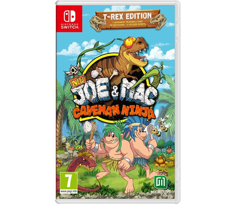 Juego Switch New Joe and Mac Caveman Ninja: T-Rex Edition