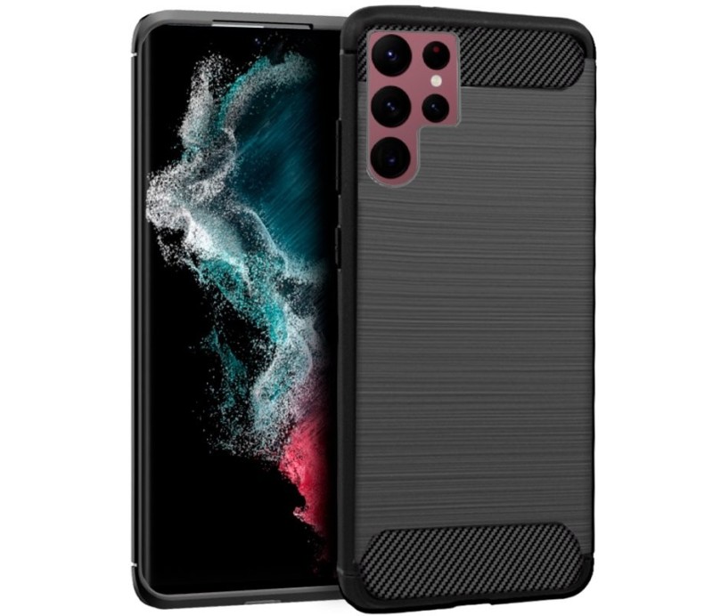 Funda Cool Samsung S908 Galaxy S22 Ultra Carbon Negro