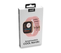 Smartwatch Cool Nordic Silicona Rosa (Salud, Deporte, IP68)