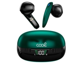 Auriculares Cool Stereo Bluetooth Dual Pod Earbuds Inalambricos TWS LCD Shadow - Verde