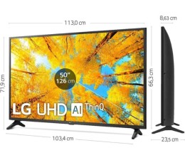 Televisor LG 50UQ75006LF 2022 50" UHD 4K Smart TV
