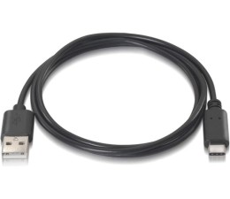 Cable USB (A) a USB (C) 2.0 2m Aisens A107-0052 - Negro