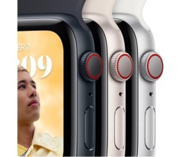 Smartwatch Apple Watch Serie SE 2022 GPS + Cell 44mm - Starlight con correa Starlight Sport Band MNPT3TY/A