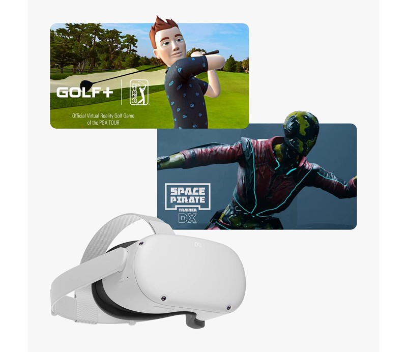 Gafas VR Meta Quest 2 128GB (con 2 juegos) - Blanco
