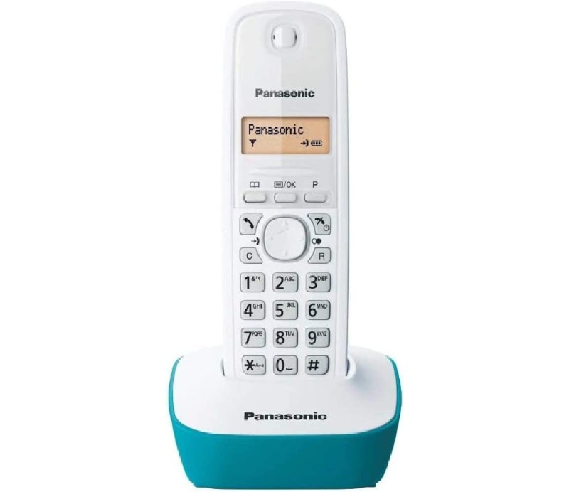 Telefono Inalambrico Panasonic KX-TG1611SPC - Blanco/Verde