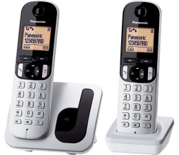 Teléfono Inalámbrico Panasonic KX-TGC212SPS Duo - Plata