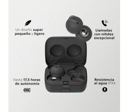 Auriculares Bluetooth TWS Sony WF-L900H.CE7 - Negro (EXPOSICION)