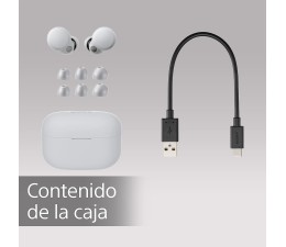 Auriculares Bluetooth TWS Sony LinkBuds S WF-LS900NW.CE7 - Blanco