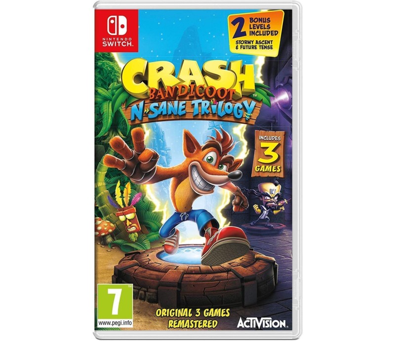 Juego Switch Crash Bandicoot N.Sane Trilogy