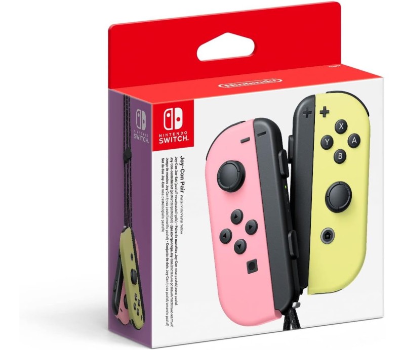 Mando Nintendo Joy-Con Izq-Dcha Rosa y Amarillo Nintendo Switch