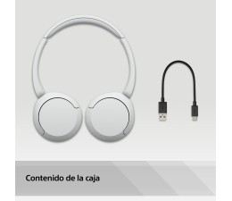 Auriculares BT Sony WH-CH520W - Blanco