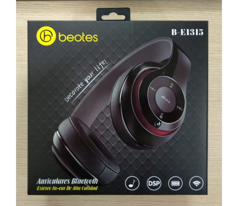 Auriculares BT Beotes B-E1315 MP3 - Negro