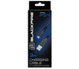 Cable de carga Ardistel Blackfire USB - MicroUSB para PS4 3m
