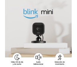 Amazon Blink Mini Camara de Seguridad Inteligente - 2 Unidades - Negro