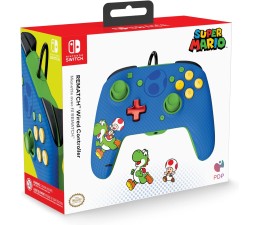 Mando Switch con cable PDP Rematch: Toad & Yoshi