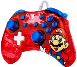 Mando Switch con cable PDP Rock Candy: Mario