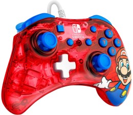 Mando Switch con cable PDP Rock Candy: Mario