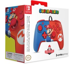 Mando Switch con cable PDP Rematch: Deluxe Mario