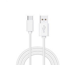 Cable USB Compatible Universal Tipo C (1.2m) Cool Blanco 2.4A