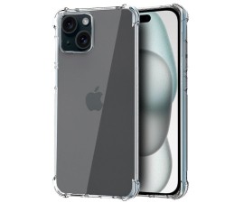 Funda Cool  Apple iPhone 15 Antishock Transparente