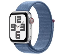 Smartwatch Apple Watch Serie SE 2023 GPS + Cell 44mm Plata Silver con correa Sport Loop Azul MRHM3QL/A