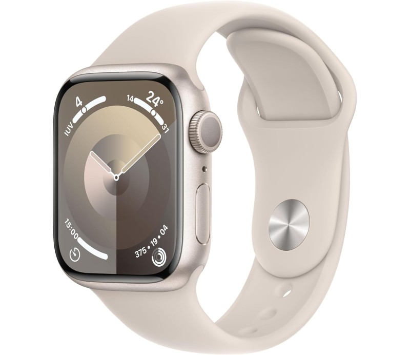 Smartwatch Apple Watch Series 9 GPS 45mm Starlight con correa Sport Band Starlight MR973QL/A