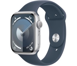 Smartwatch Apple Watch Series 9 GPS 41mm Plata Silver con correa Sport Band Azul MR903QL/A
