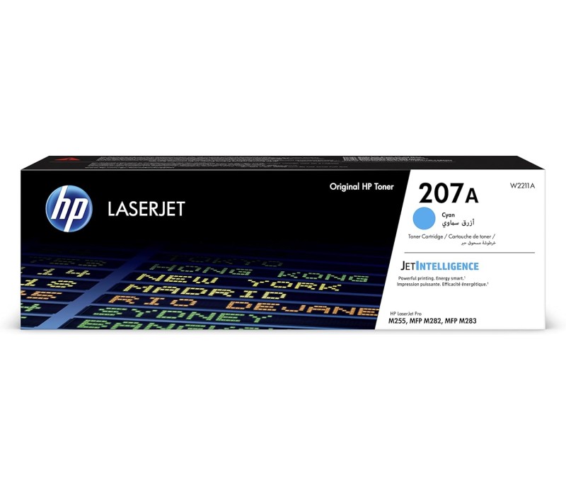 Toner HP 207A W2211A Cian 1250 Paginas
