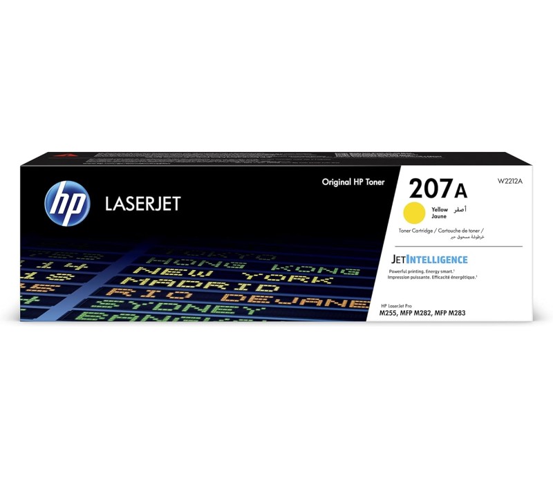 Toner HP 207A W2212A Amarillo 1250 Paginas