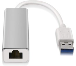 Adaptador USB3.0 a RJ45 Aisens A106-0049 - Blanco