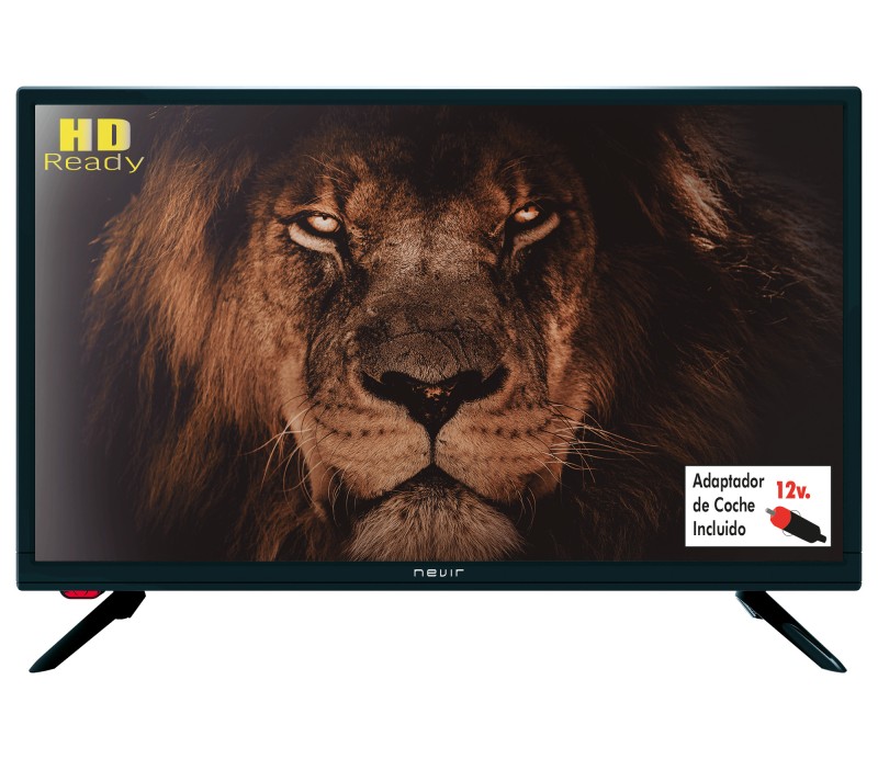 Televisor Nevir 24" NVR-8072-24RD2S-SMA-N Android TV (12V, conector para coche incluido)