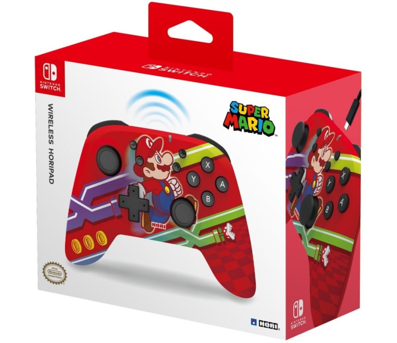 Mando inalambrico Switch Hori Horipad Mario V3 NSW-310U