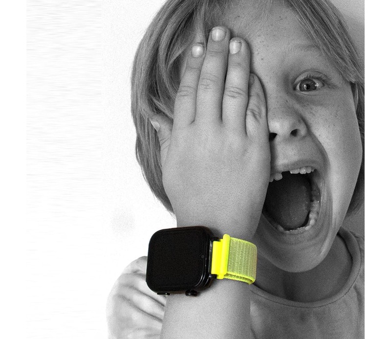SaveFamily Save Watch White/Frambuesa - Reloj con localizador para