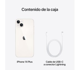 Smartphone Apple iPhone 14 Plus 256GB - Blanco
