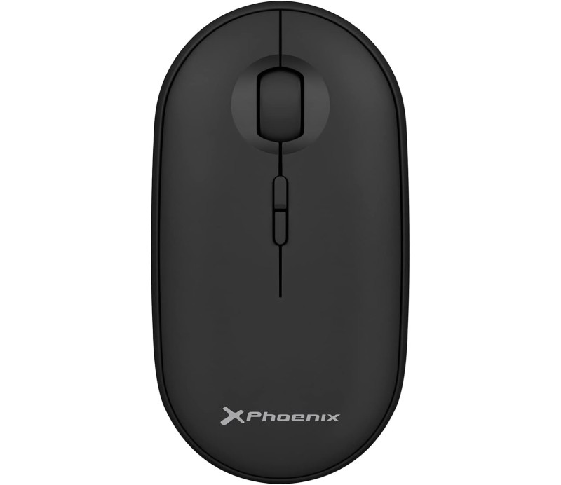 Raton Inalambrico Phoenix Rebble Bluetooth y 2.4GHz USB - Negro