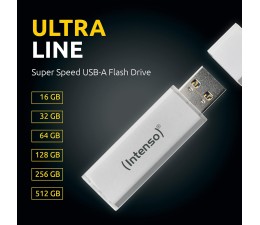 Pendrive Memoria USB 3.2 Intenso Ultra Line 16GB Aluminio