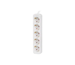 Regleta Lanberg 5 Tomas Schuko PS0-05F-0300-W 3m Blanco