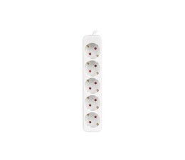 Regleta Lanberg 5 Tomas Schuko PS0-05F-0300-W 3m Blanco