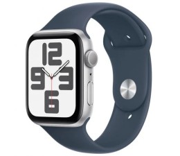 Smartwatch Apple Watch Serie SE 2023 GPS 44mm Plata con correa Sport Band Azul MREE3QL/A