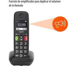 Telefono Fijo Gigaset Inalambrico E290 Duo - Negro
