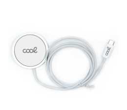 Base Cargador Magnético COOL Smartphones Inalámbrico Qi - Blanco